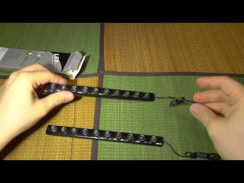 DIY 6000K 300LM 10-LED White Light Car Daytime Running Lights