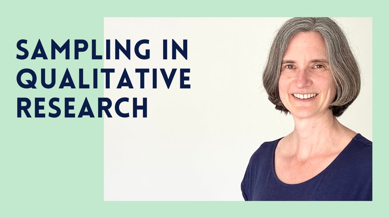 Sampling in qualitative research