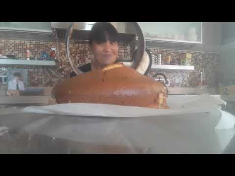 My home made  fruit cake part3   medyo kinabahan si enday sa kahinatnan  ng kanyang   cake