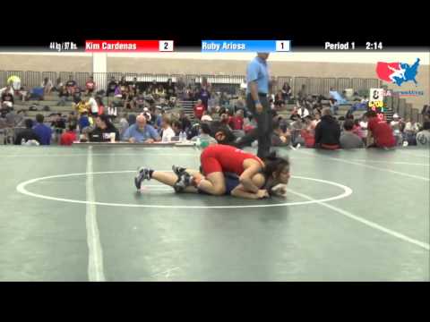 FILA Junior 44 kg / 97 lbs. - Kim Cardenas vs. Ruby Ariosa