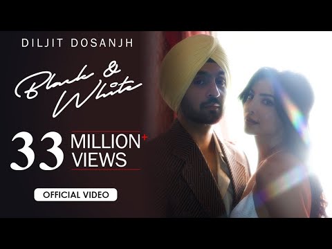 DILJIT DOSANJH: Black & White (Official Music Video) MoonChild Era | Intense | Raj Ranjodh