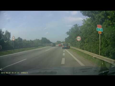 Wypadek o mały włos Dąbrowa Górnicza 07.09.2016