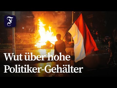 Todesopfer bei Massenprotesten in Indonesien