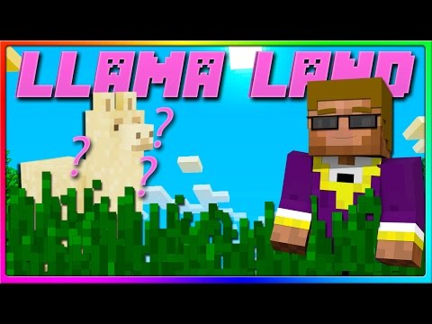 Minecraft Llama Land - OBAMA LLAMA! (Episode 1 of Llama Land Server 1.11) Video