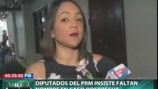 Diputados PRM insisten en que faltan nombres en caso Odebrecht
