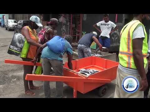 CCC DONATES TO CASTRIES MARKET FISH VENDORS