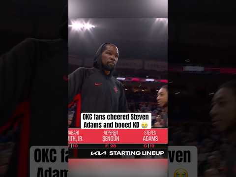 Steven Adams' intro vs. KD's intro 😅