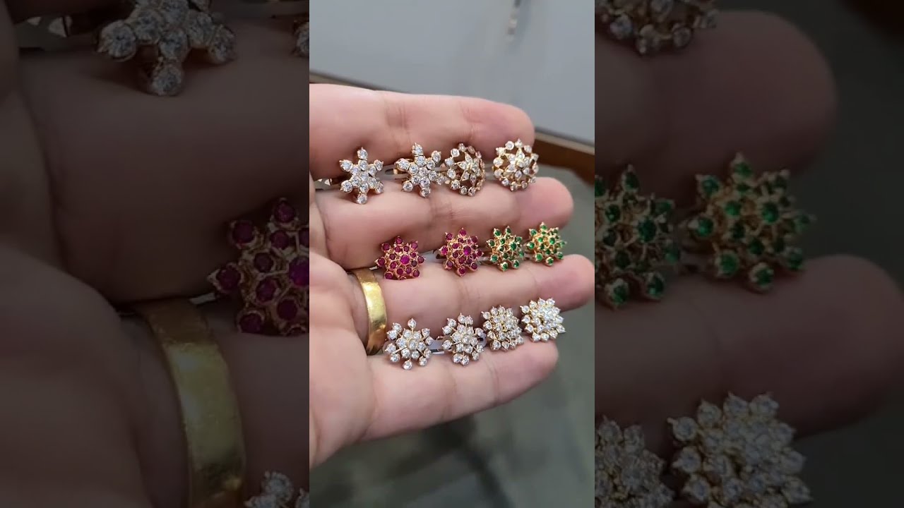 Watch video white stone gold studs ๐๐๐ Now white stone gold studs ๐๐๐