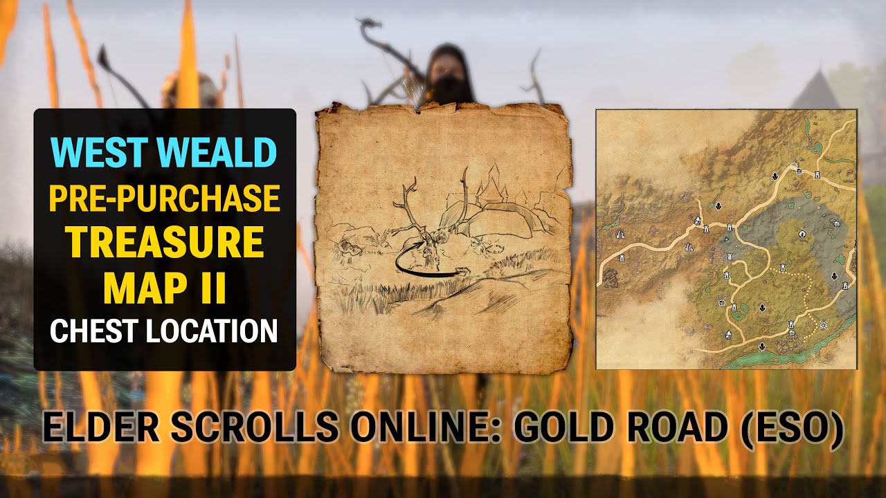 Video West Weald Pre-Purchase Treasure Map II Chest Location - ESO