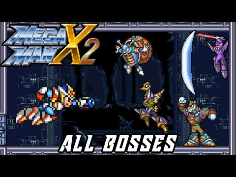 Mega Man X2 (SNES) - All Bosses [No Damage]
