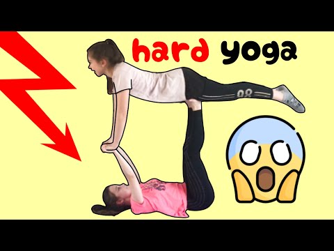 ОЧЕНЬ СЛОЖНЫЙ ЙОГА ЧЕЛЛЕНДЖ для ДВОИХ / Двойняшки против ЙОГИ 2022!