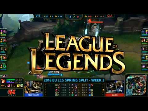 Team Vitality vs. Giants Gaming | LCS EU Spring Split 2016 | W3D2