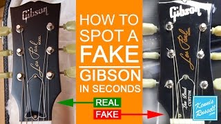 How to Spot a FAKE Gibson in Seconds!