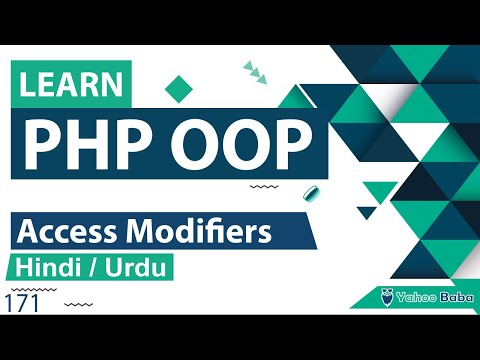 PHP OOP Access Modifier Tutorial in Hindi Urdu