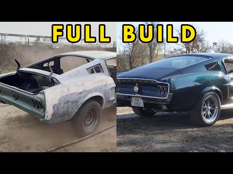 TIMELAPSE - Full Build 1968 Ford Mustang Fastback in 5 Minutes / FOR SALE