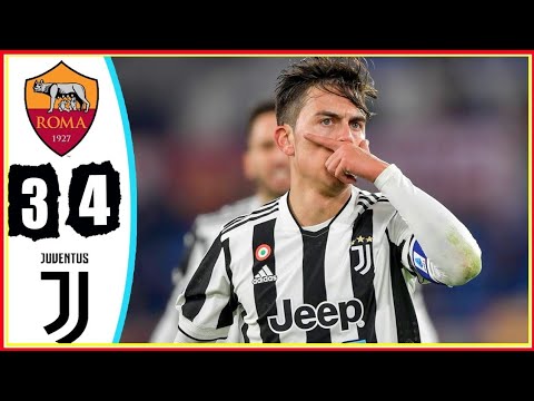 Juventus  vs As roma 3-4 | what a come back | real highlights  &all extended goals  | 4k serie A