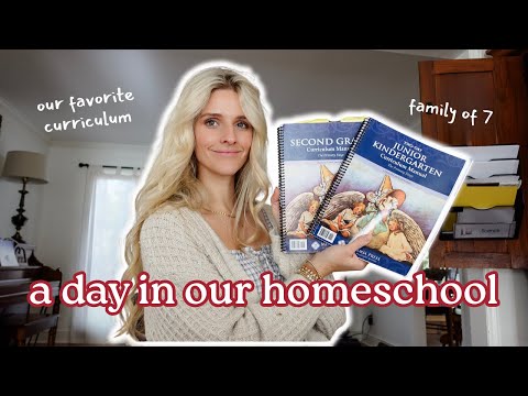 Realistic Homeschool Day | Teaching 2nd Grade and Jr. K with Memoria Press