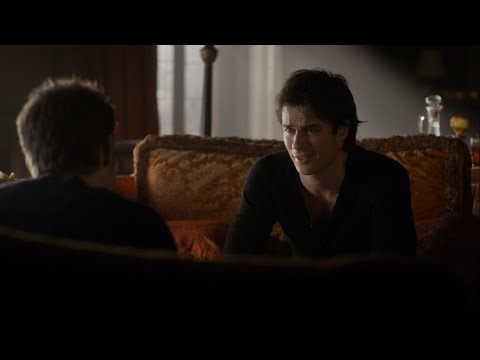 TVD 4x8 - Stefan tells Damon that Elena is sired to him | Delena Scenes HD