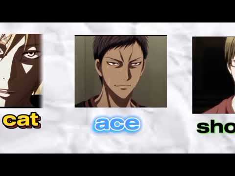 Generation of miracles anime Kuroko no basket