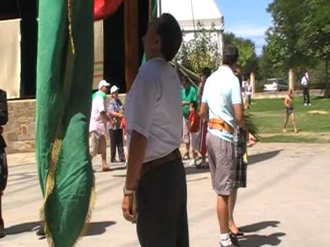 Val de san lorenzo- Pendones el dia de S. Lorenzo