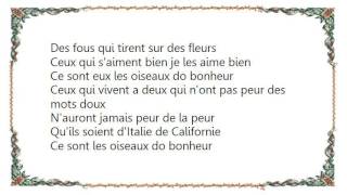Céline Dion - Les Oiseaux du Bonheur Lyrics