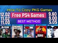 How To Copy Installed PS4 PKG Games To USB All Firmware Supports