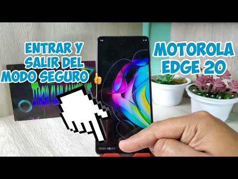 Entrar y Salir Del Modo Seguro Motorola Edge 20/Android 12 y 13