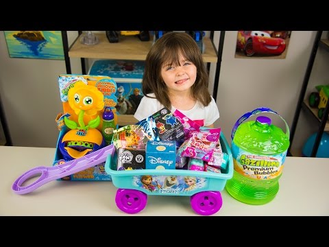 Frozen Surprise Wagon My Little Pony Shopkins Funko Mystery Blind Bags Disney Toys Kinder Playtime Video