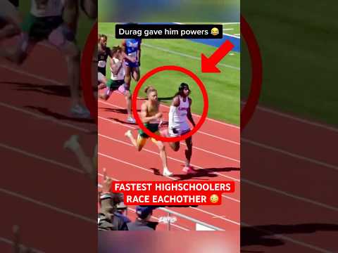 FASTEST HIGHSCHOOLERS RACE 😳| Jelani Watkins #100m #track #trackandfield #200m #sports