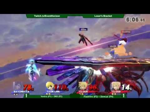 Construct 52 - DRO+Ventra vs Dewcat+Flashfire - Smash 4 Doubles LB