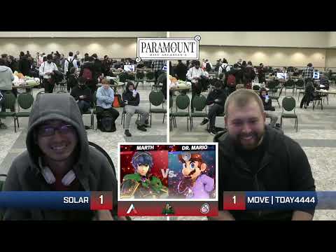 Paramount Top 48: Solar (Marth) vs Move | Tday4444 (Dr. Mario)