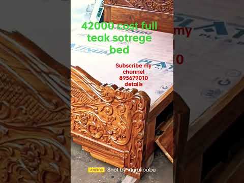 low cost teak wood beds||teak beds||sotrege cots||simple beds/8985679010