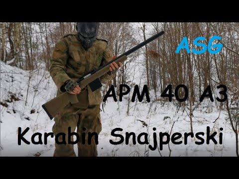 Replika ASG APM40A3. Karabin Snajperski firmy APS.