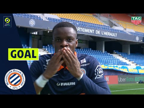 Goal Stephy Alvaro MAVIDIDI (27' MONTPELLIER) MONTPELLIER HÉRAULT SC - STADE RENNAIS FC (2-1) 20/21