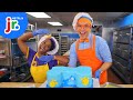 Decorate A Birthday Cake With Blippi Blippi S Job Show Netflix Jr