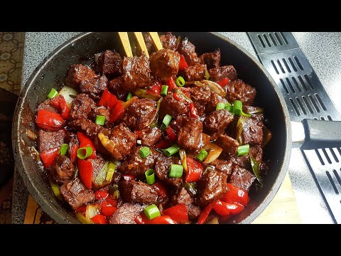 EUROPE LIFE Ep38: HOW TO COOK BEEF STIR FRY - EASY & DELICIOUS RECIPE |Guteka Inyama