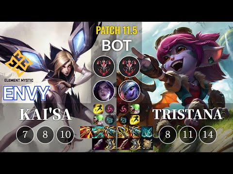 EM Envy Kai'Sa vs Tristana Bot - KR Patch 11.5