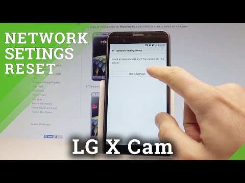 How to Reset Network Settings in LG X Cam - Restore Network |HardReset.Info