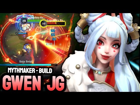 GWEN MYTHMAKER RANK GAMEPLAY (S RATED) NEW SKIN BUILD & RUNES - Gwen Wild Rift