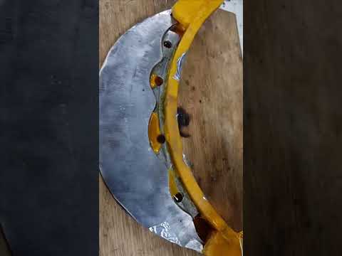 Rusty Hook Turned into Divine Axe of Escanor#randomhands1#melting #restoration #repair #viral #ytsv