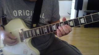 Johnny Winter Rain Transcription intro et 1er solo