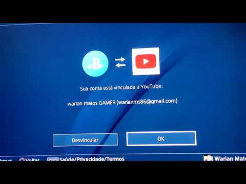 TUTORIAL:COMO VINCULAR  SUA CONTA DO YOUTUBE NO PLAYSTATION 4