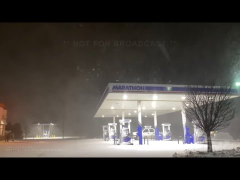 01-30-2021 Fowler, IN - Whiteout Conditions - Winter Storm Impacts