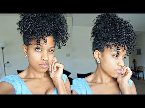 Quick Curly Hair Updo (Pineapple)|Natural Hair Tutorial