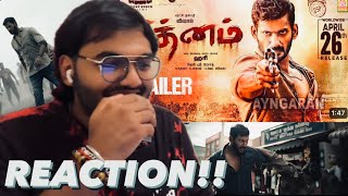 Rathnam(Tamil) - Official Trailer | REACTION!! |Vishal, Priya Bhavani Shankar | Hari | DSP
