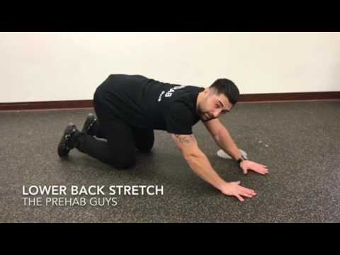 Child's pose [low back stretch]