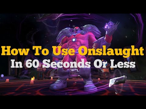 How To Use Onslaught In 60 Seconds Or Less