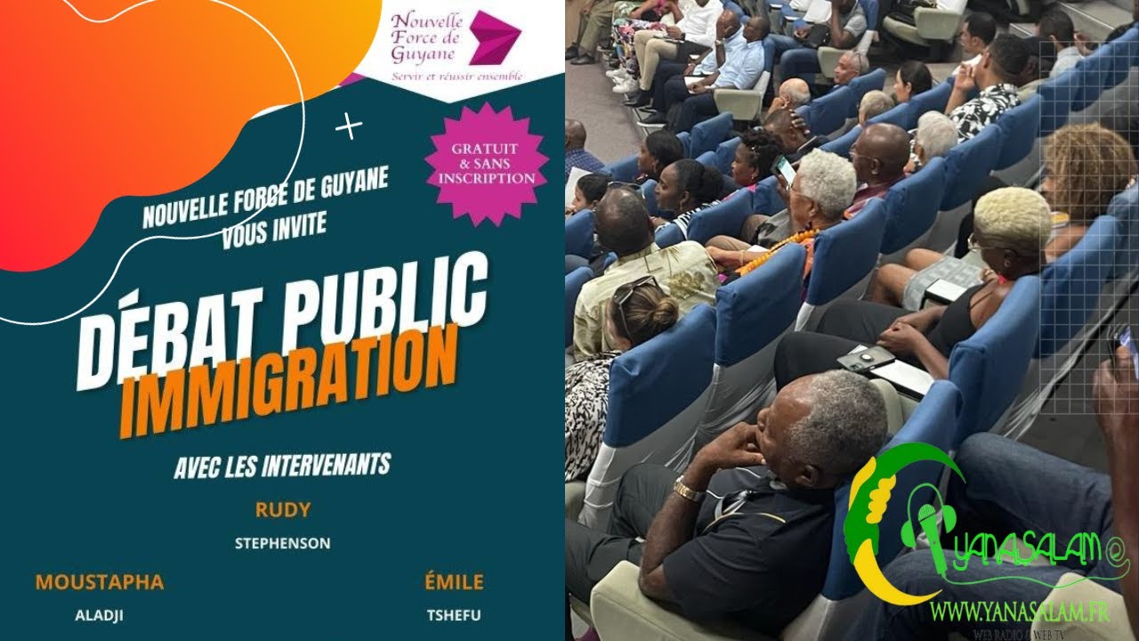 Nouvelles Forces de Guyane Organise son grand Débat Public sur le thème de l‘Immigration