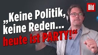 Verkehrsminister Andreas Scheuer eröffnet Disco und geht richtig ab!
