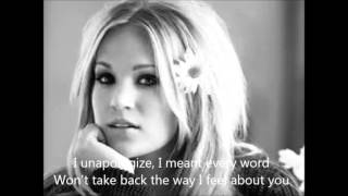 Carrie Underwood - Unapologize with Lyrics